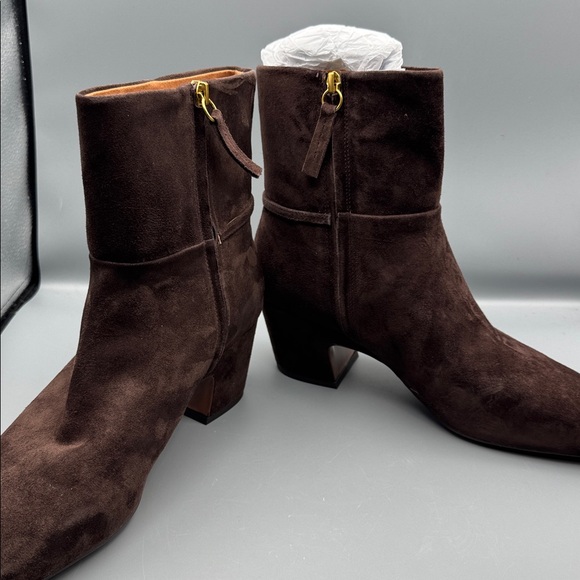 Franco Sarto Women's Saydie Square Toe Pull On Short Boots - Picture 2 of 4